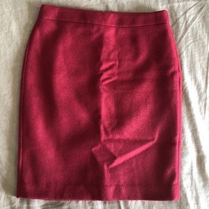 NWT J. Crew Mercantile, wool pencil skirt size 4